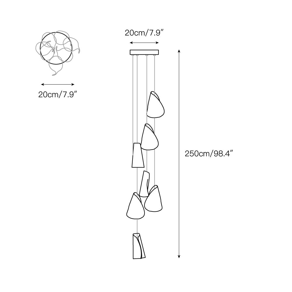Caliielle lámpara colgante
