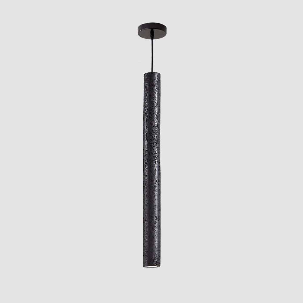 Fosb lámpara colgante Slim travertino negro de tubo