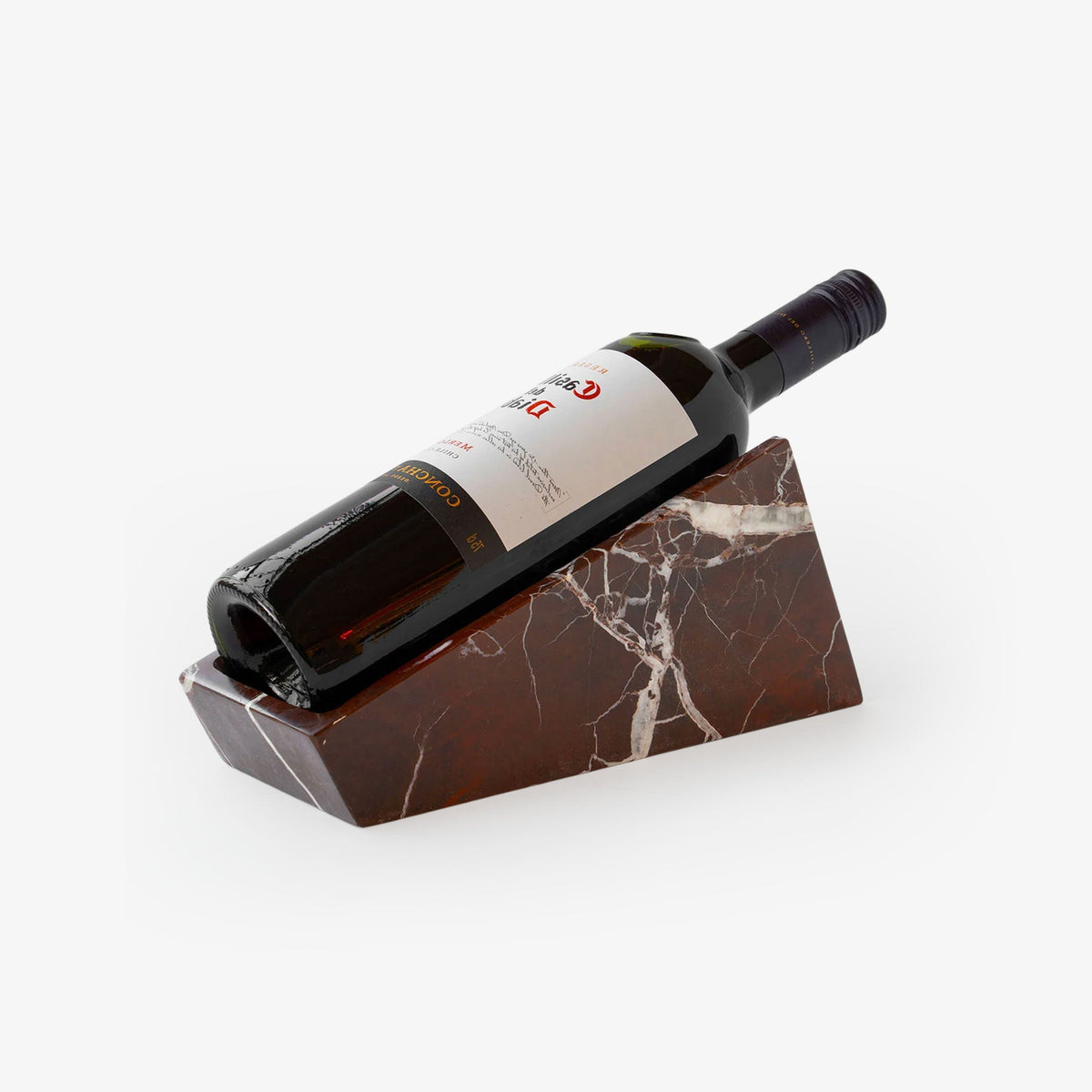 Selivian Soporte para botellas de vino con cantilever en mármol