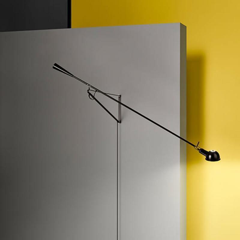 Cid aplique de pared moderno minimalista de brazo largo