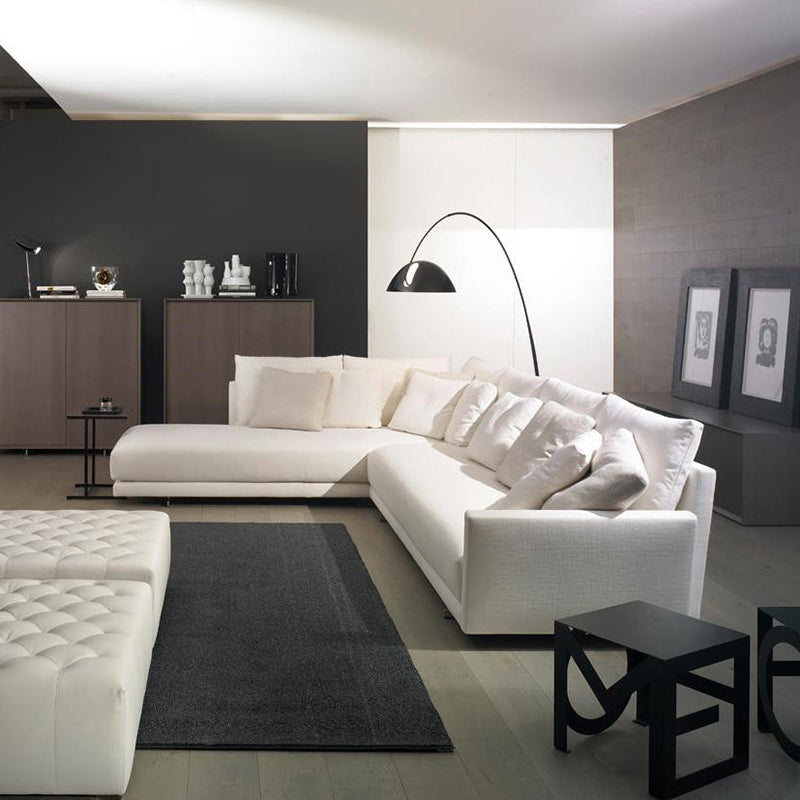 Mira Moderna Minimalista Metal Lámpara de Pie Negra