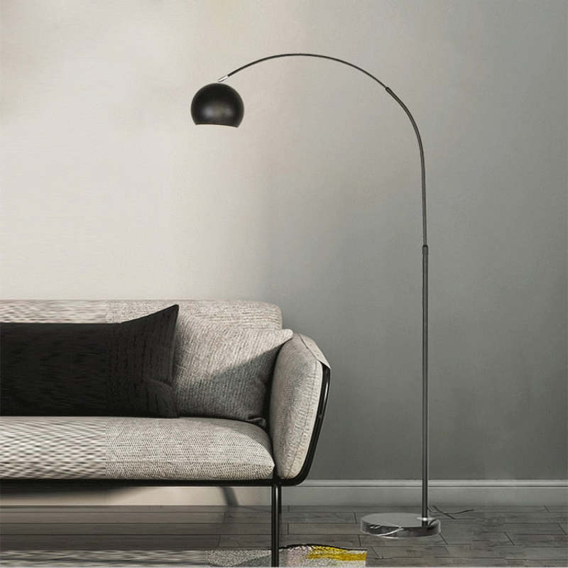 Mira Moderno Geométrico Metal LED Lámpara de Pie Amarillo/Negro/Azul