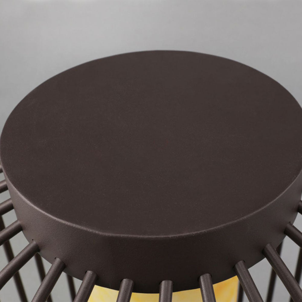 Ray Vintage Elíptica Metal Lámpara Exterior Patio Jardín