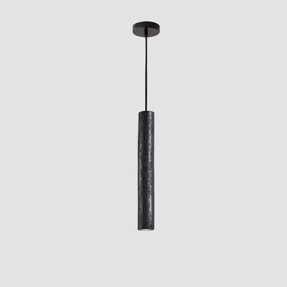 Fosb lámpara colgante Slim travertino negro de tubo