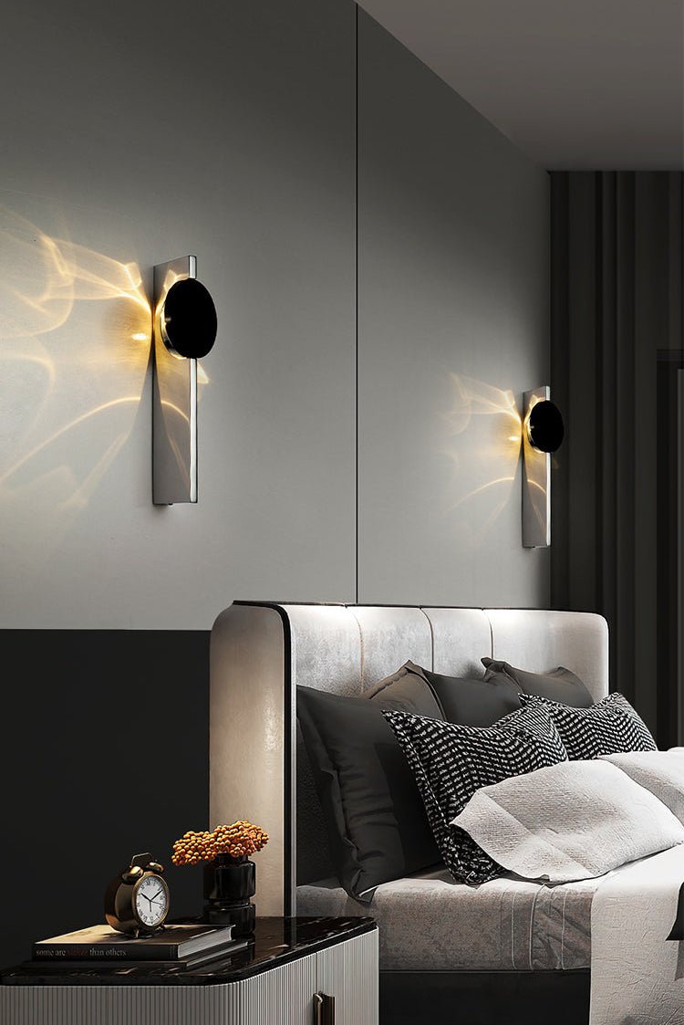 Pethr aplique de pared onda minimalista de acero