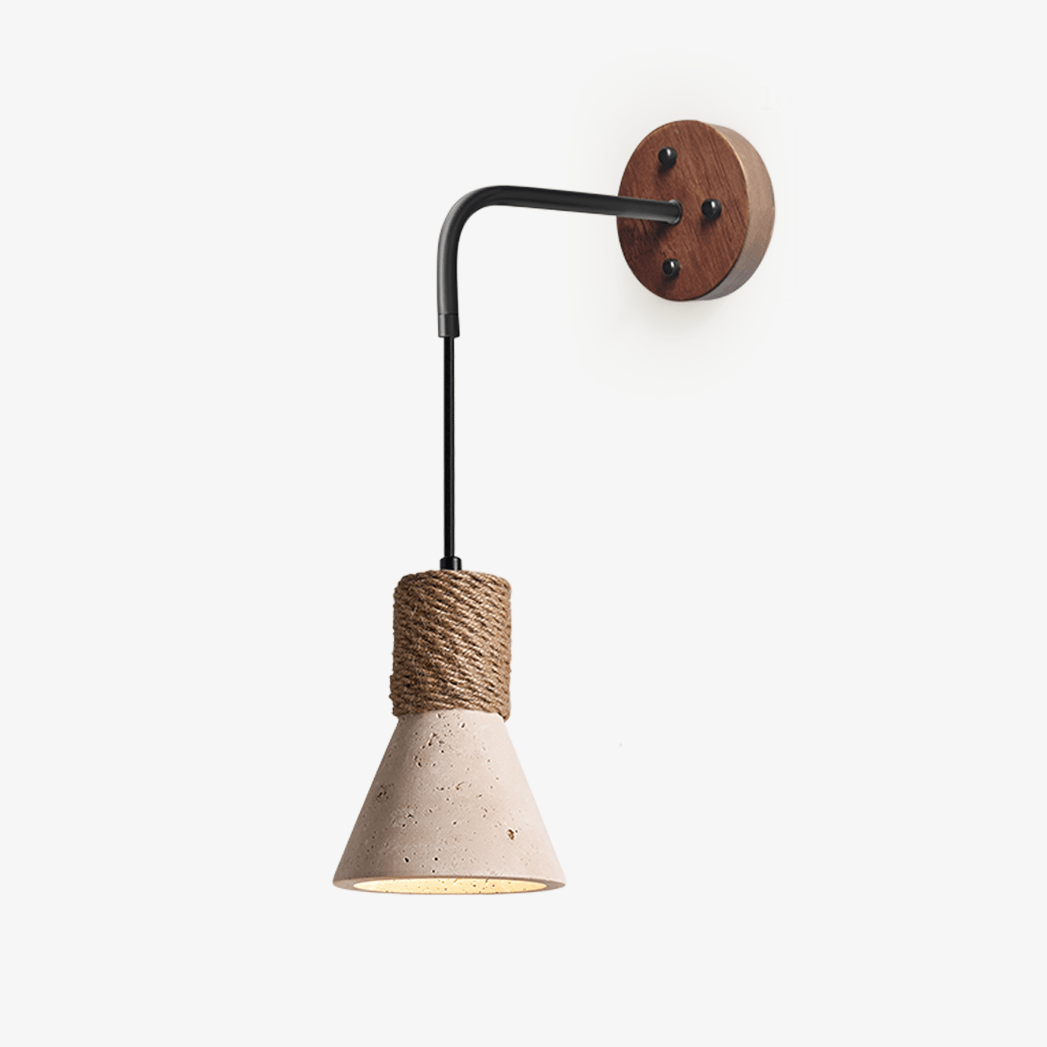Rope aplique de pared Stone Cone