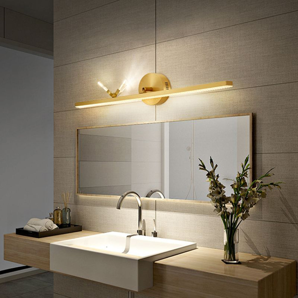 Arisha Moderno Metal Mariposa LED Aplique de Pared Dorado