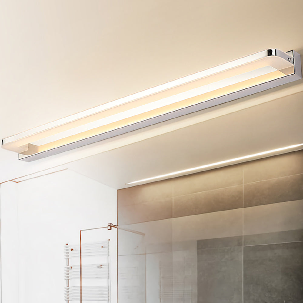 Arisha Nordico Lineal Metal Aplique de Pared Negro/Cromo