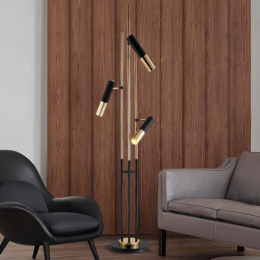 Mira Moderna Minimalista Metal Lámpara de Pie Negra