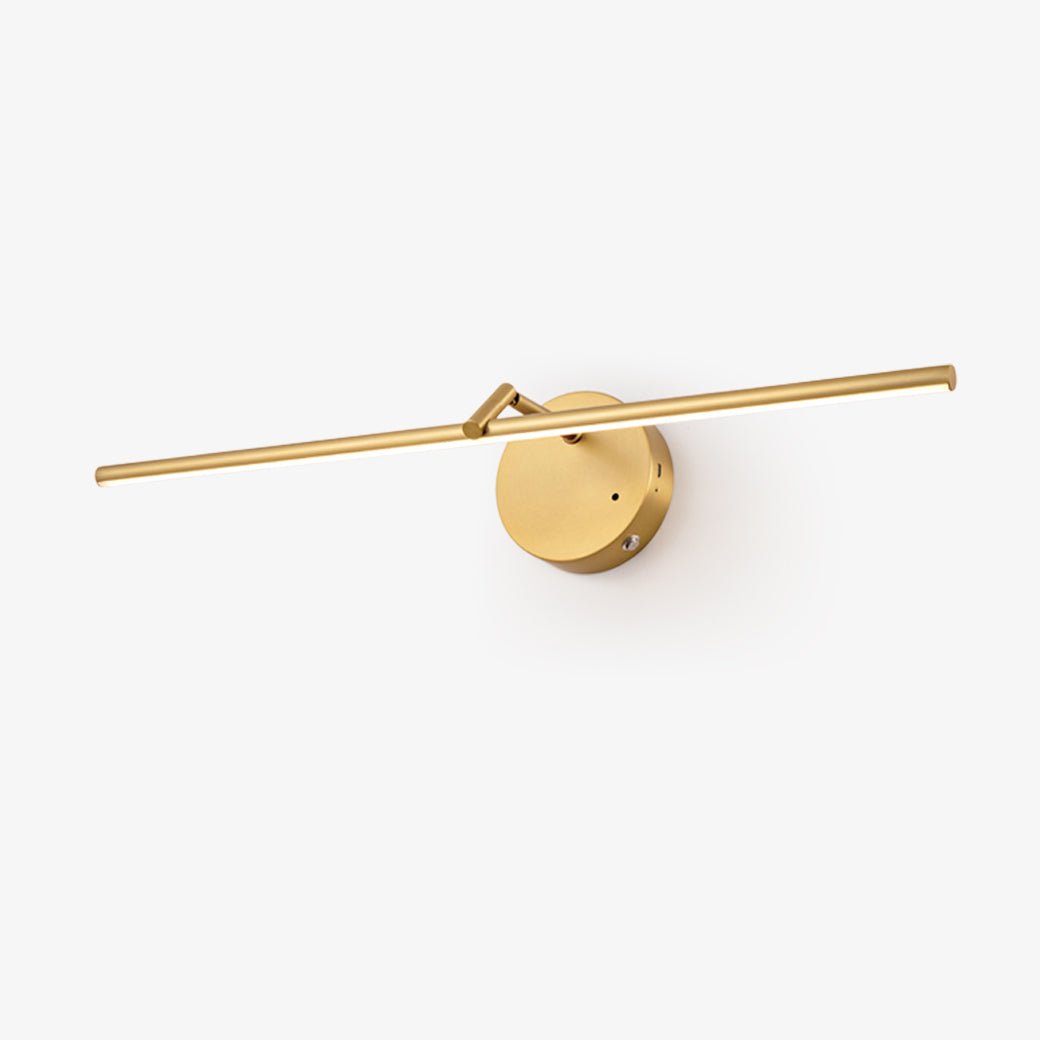 Suly aplique de pared Slim dorado recargable