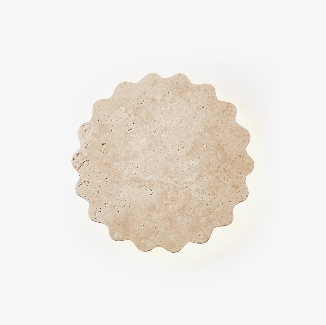 Viraanette aplique de pared Luna con borde escotillado