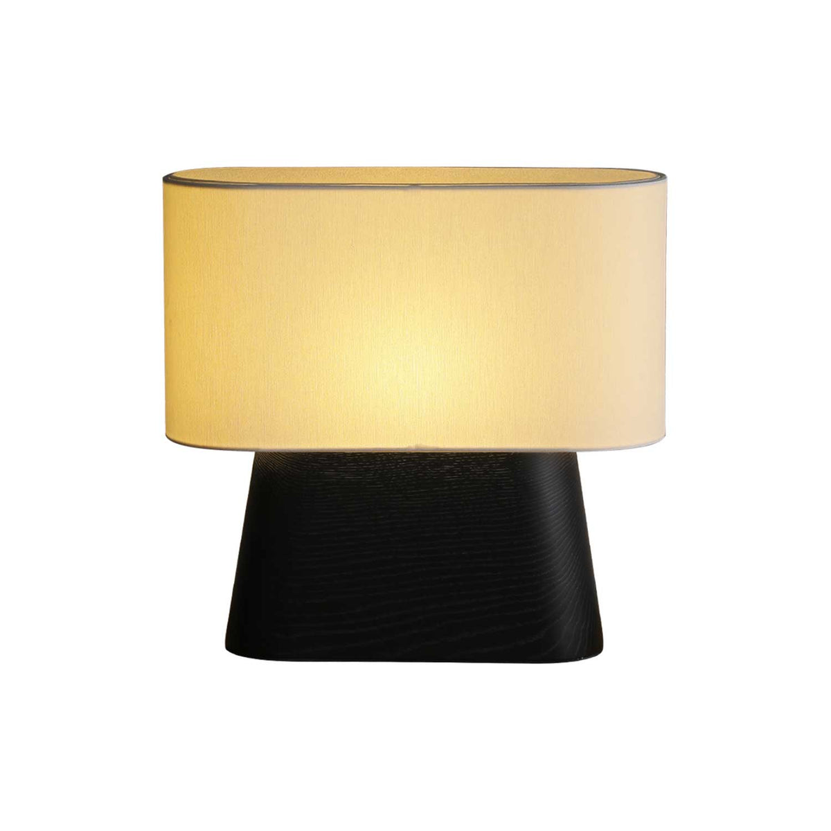 Grashen lámpara de mesa de madera y tejido