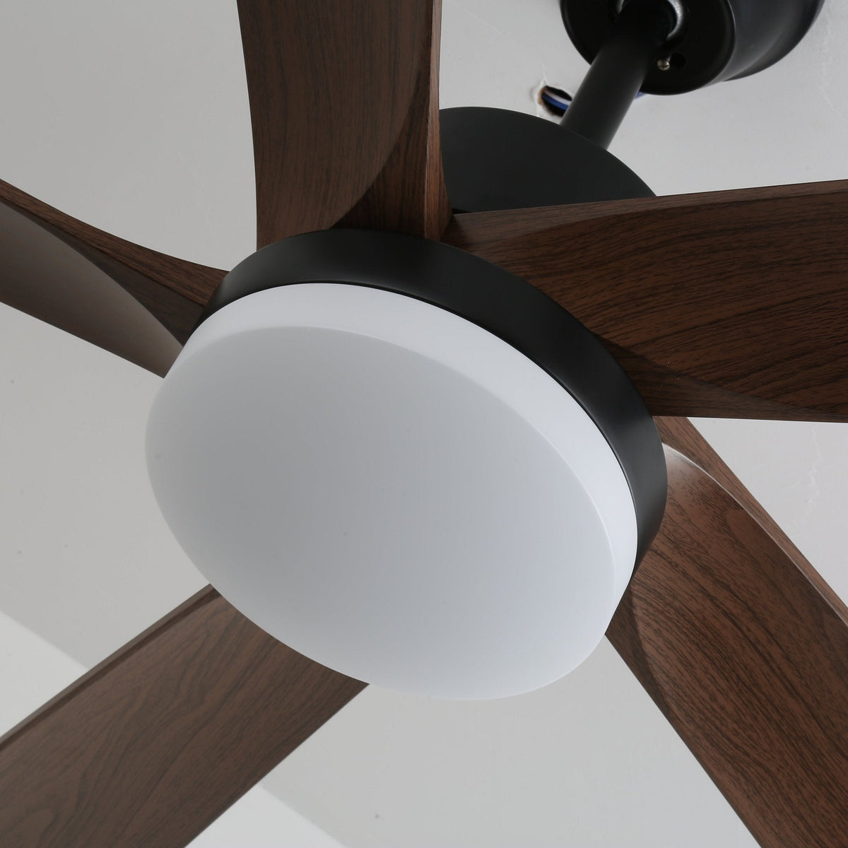 Eryndor ventilador de techo con luz moderno de madera