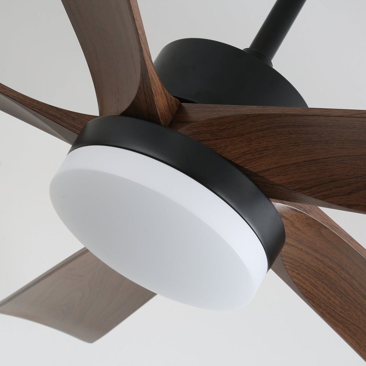Eryndor ventilador de techo con luz moderno de madera