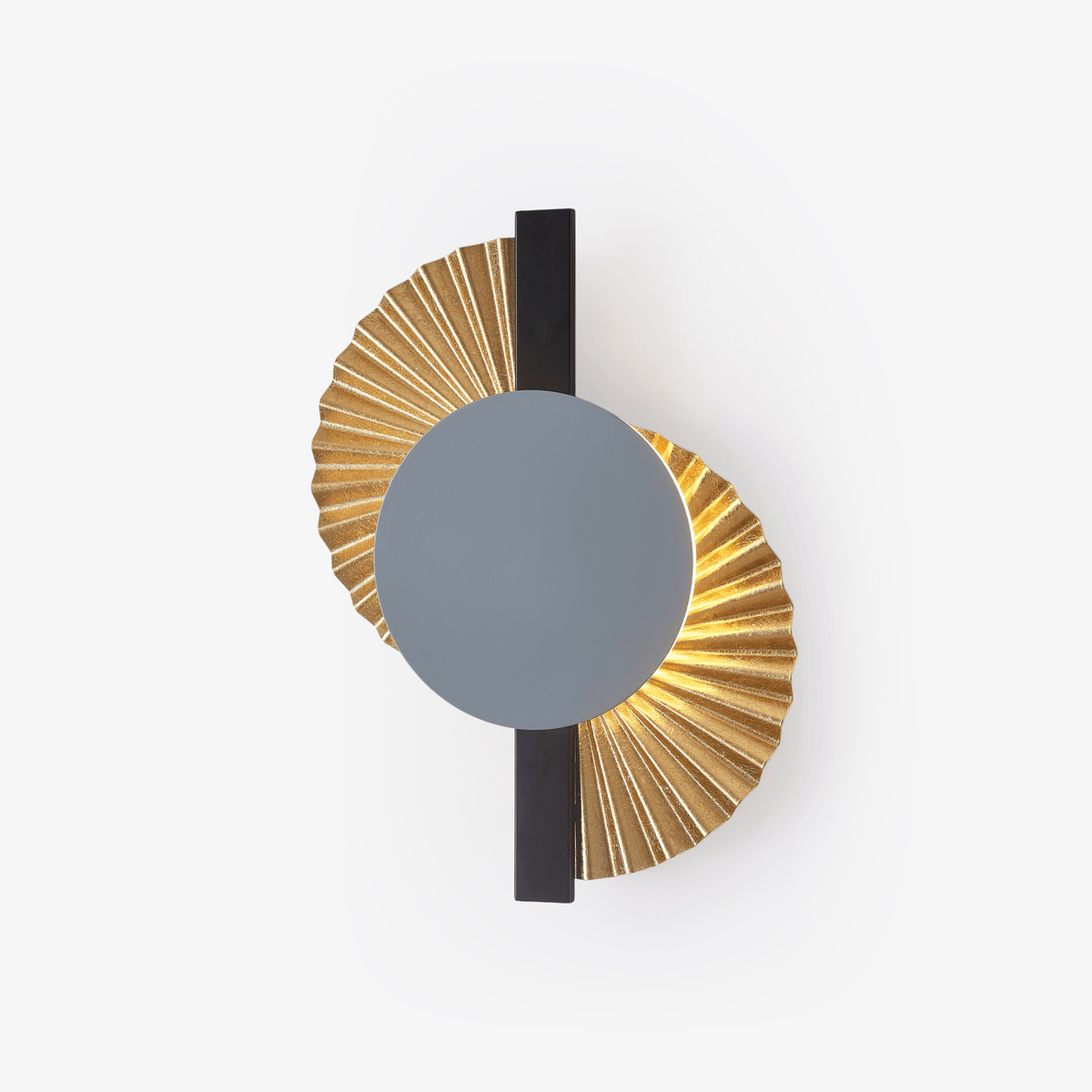 Arbordale aplique de pared Gilded Fan dorado