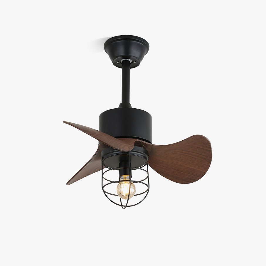 Daxon ventilador de techo con luz industrial