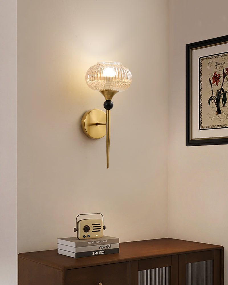 Thyr aplique de pared con relieve