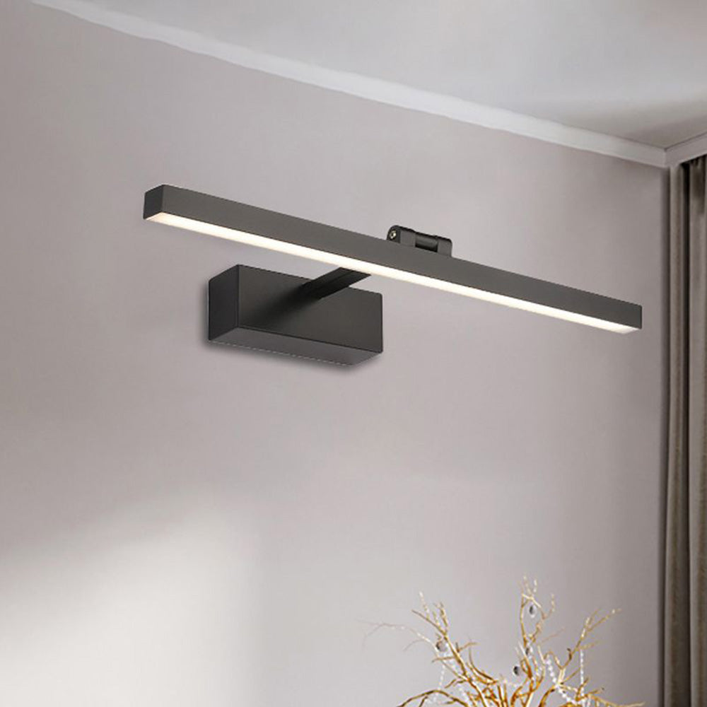 Arisha Nórdico Rectangular Metal Aplique de Pared Blanco/Negro