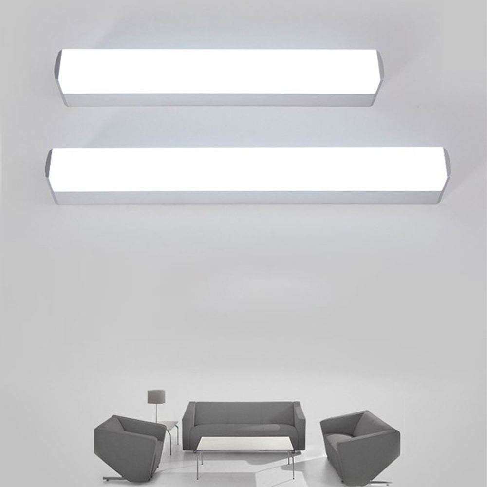 Arisha Minimalista Lineal Metal/Acrílico LED Aplique de Pared Blanco