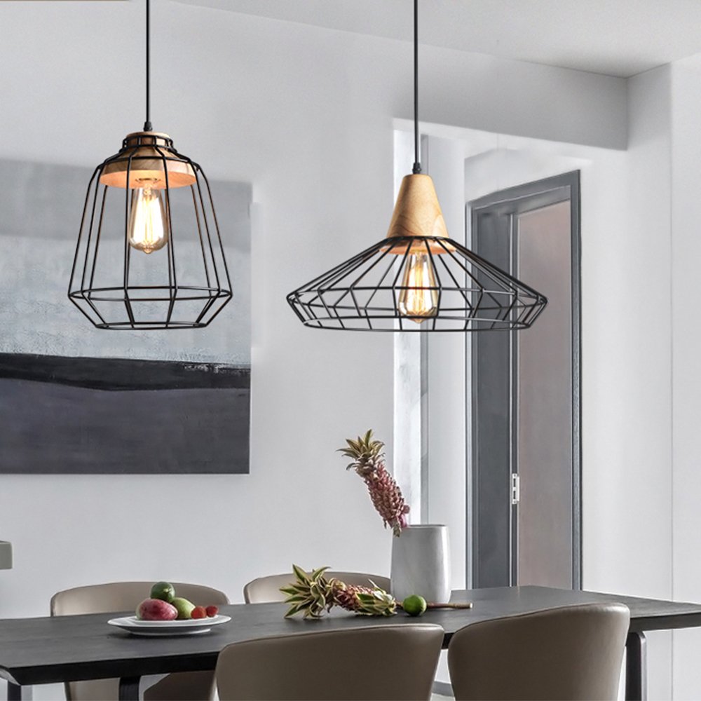 Silva Industrial Minimalista Lámpara Colgante Metal Salón