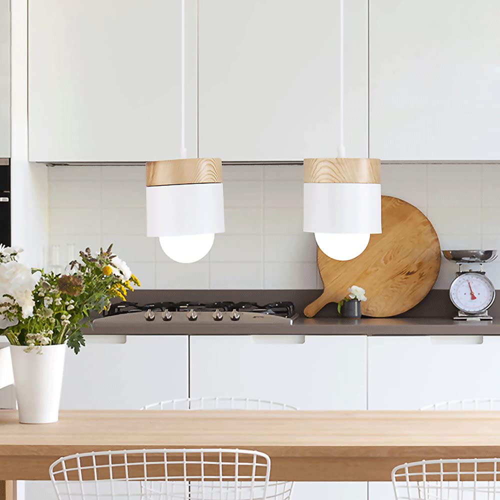 Valentina Nórdica Cilíndrica Metal LED Lámpara Colgante Gris/Blanca/Amarilla