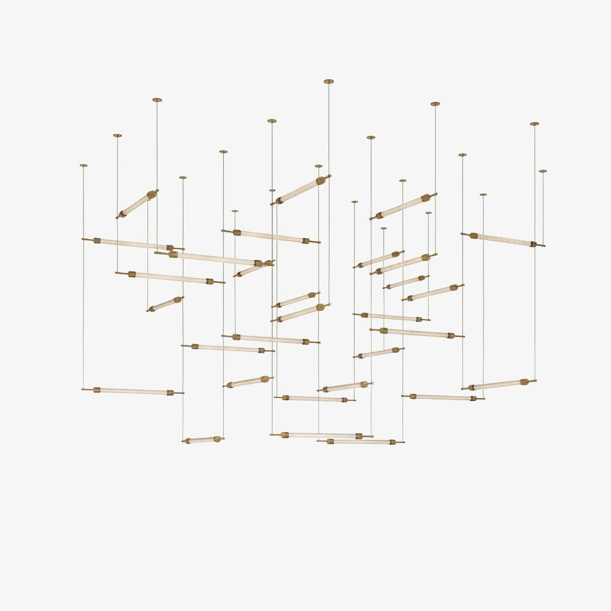 CrystalGrid lámpara de araña Architectural Matrix Customize