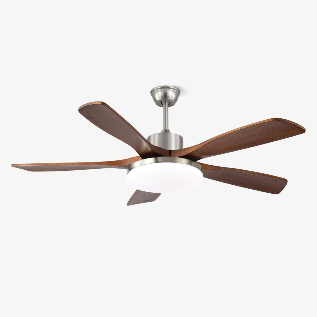 Alduira ventilador de techo con luz moderno de madera