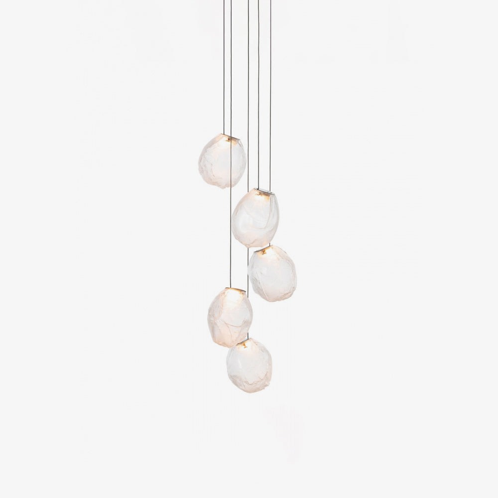 Celenelle Liquid vidrio Stone lámpara colgante
