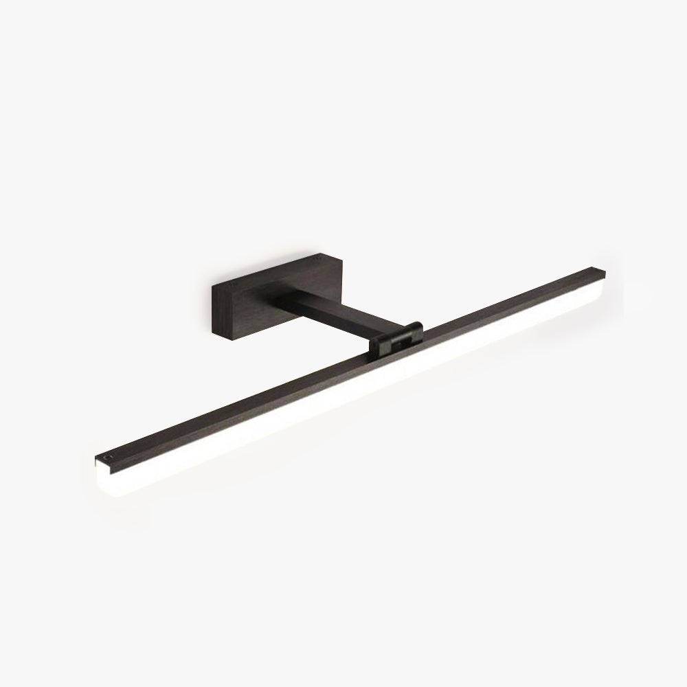 Arisha Moderno Lineal Metal/Acrílico Aplique de Pared Negro/Dorado/Plata
