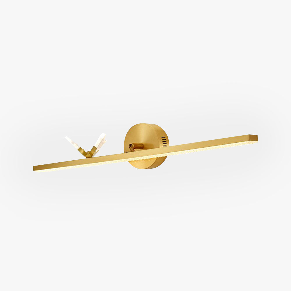 Arisha Moderno Metal Mariposa LED Aplique de Pared Dorado