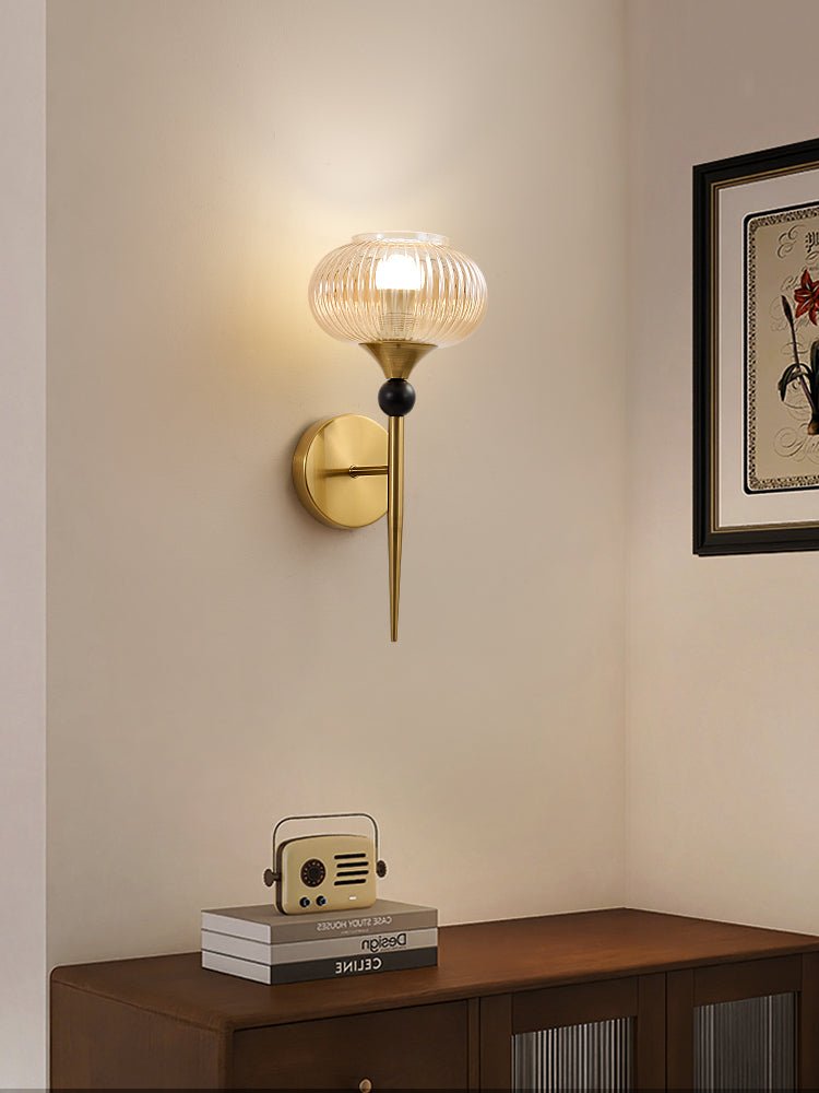 Thyr aplique de pared con relieve