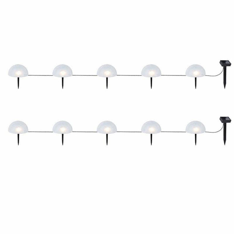 Mira Moderna MInimalista Semicircular Acrílico LED Lámpara de Pie Exterior Blanca