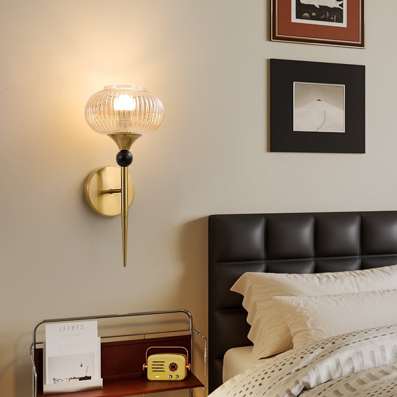 Thyr aplique de pared con relieve