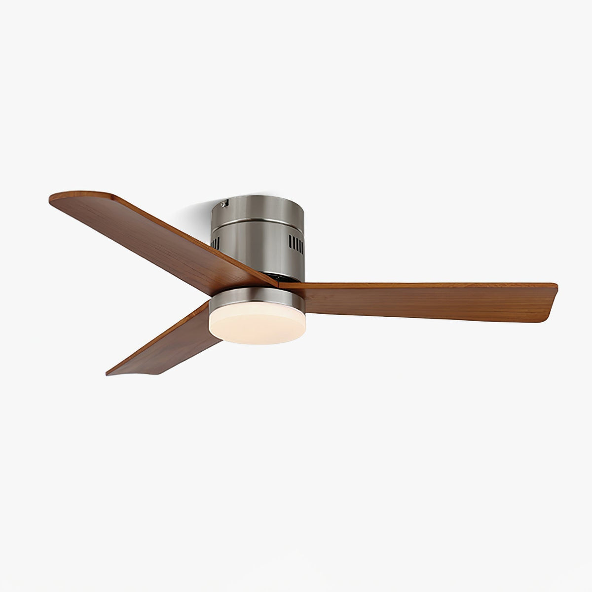 Eris ventilador de techo con luz minimalista de madera