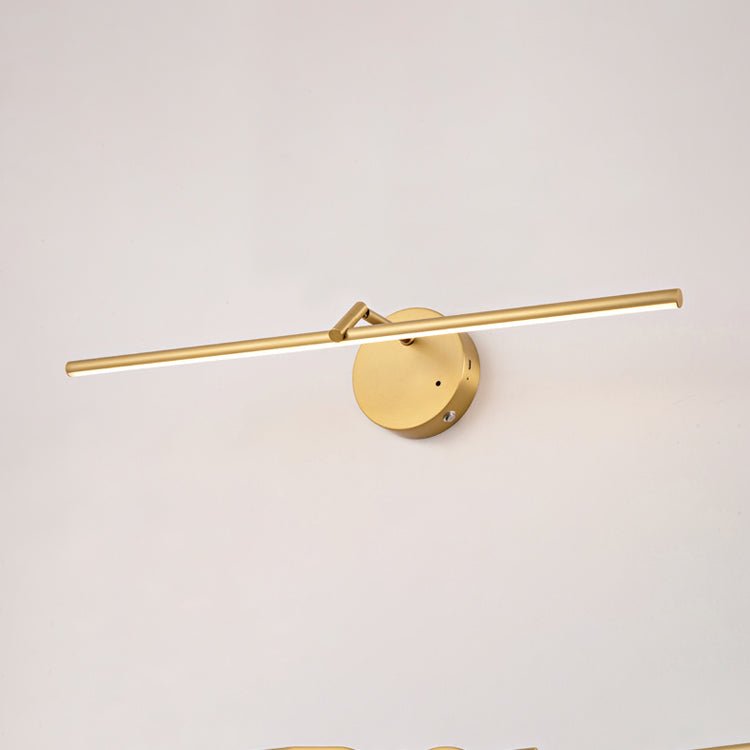 Suly aplique de pared Slim dorado recargable