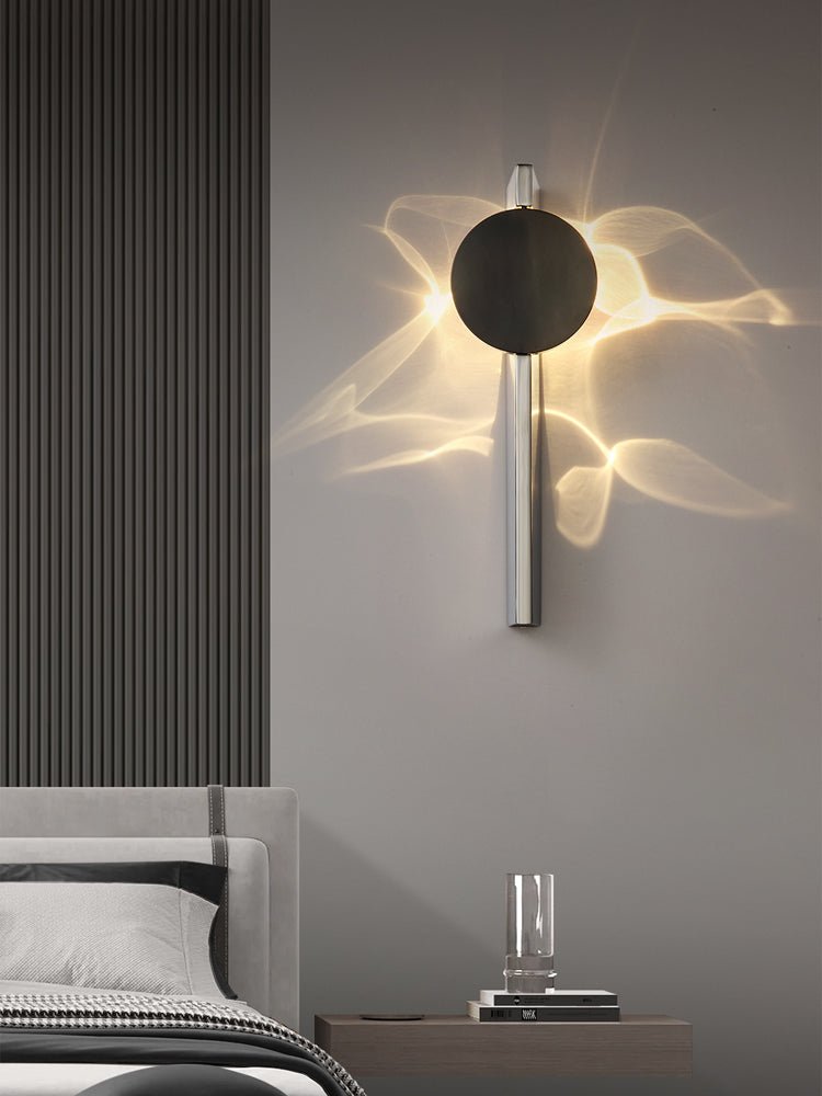 Pethr aplique de pared onda minimalista de acero