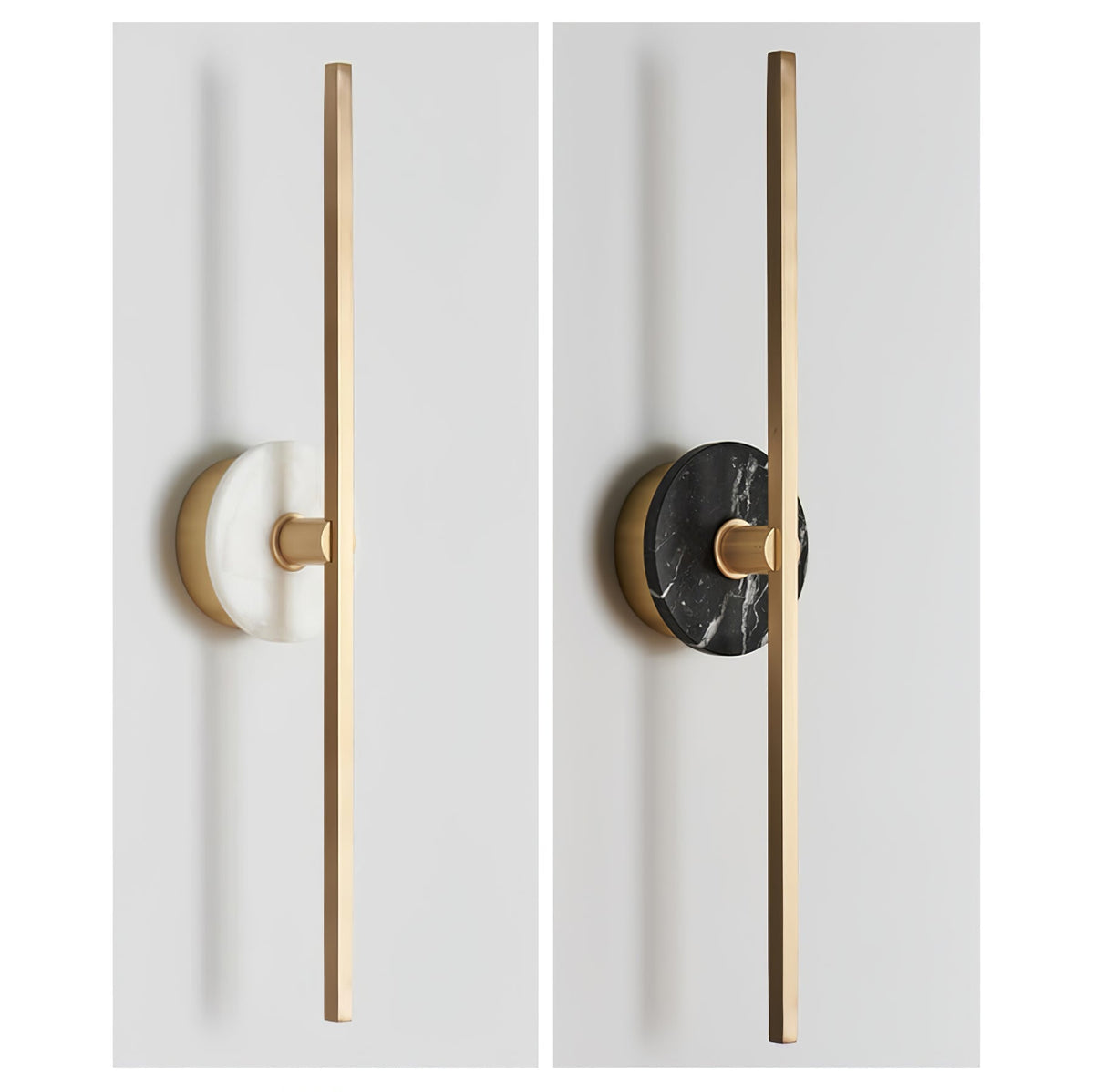 Albivine aplique de pared lineal en alabastro