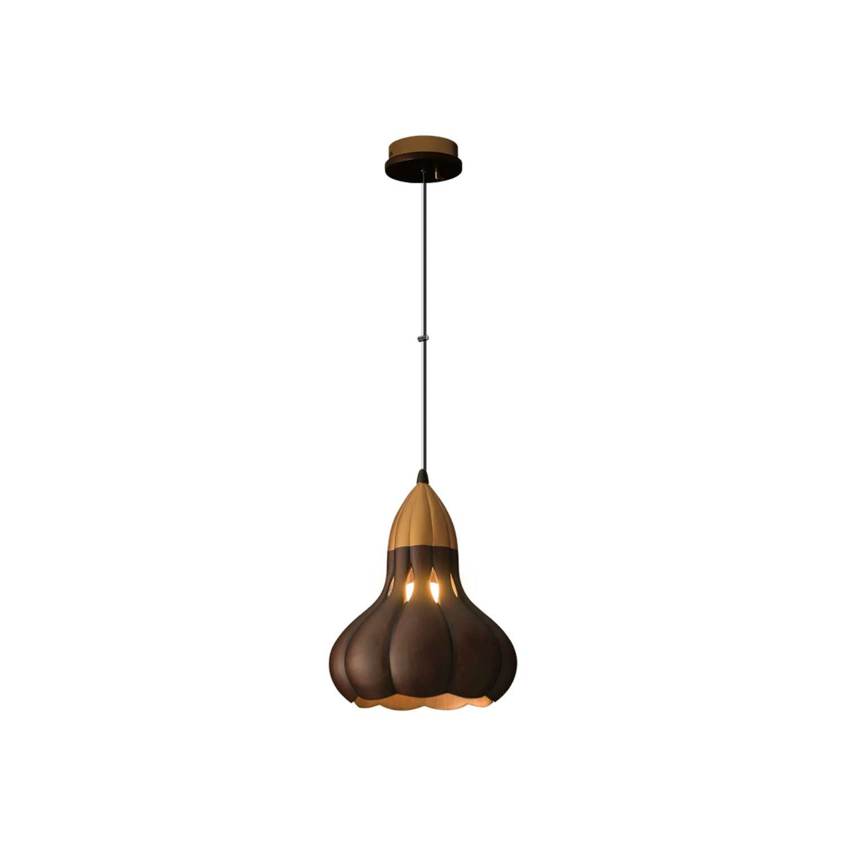 Arraeion lámpara colgante Individual Creatividad de madera