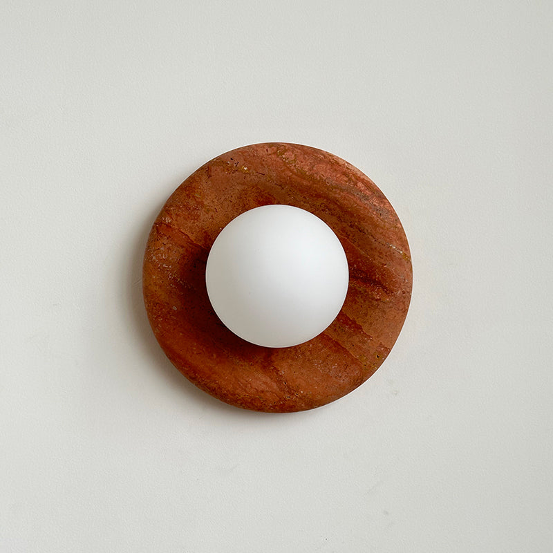 Orli Aplique de pared Travertino Minimalista