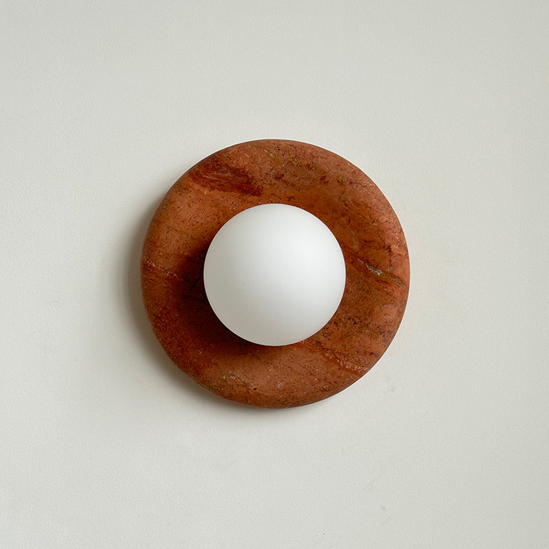 Orli Aplique de pared Travertino Minimalista