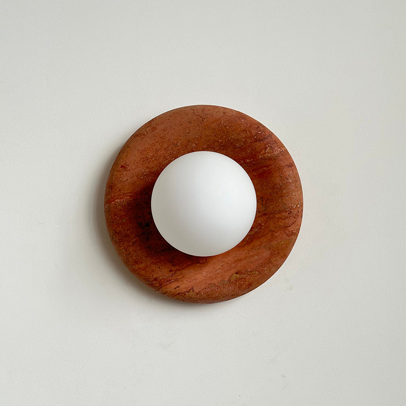 Orli Aplique de pared Travertino Minimalista