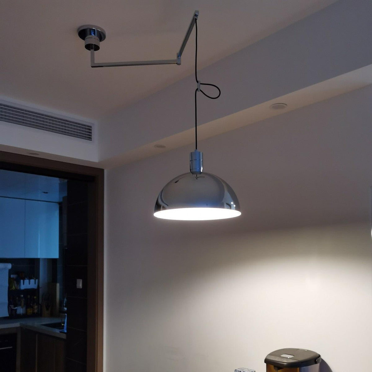 Lyshae lámpara colgante moderna minimalista nórdica de vidrio