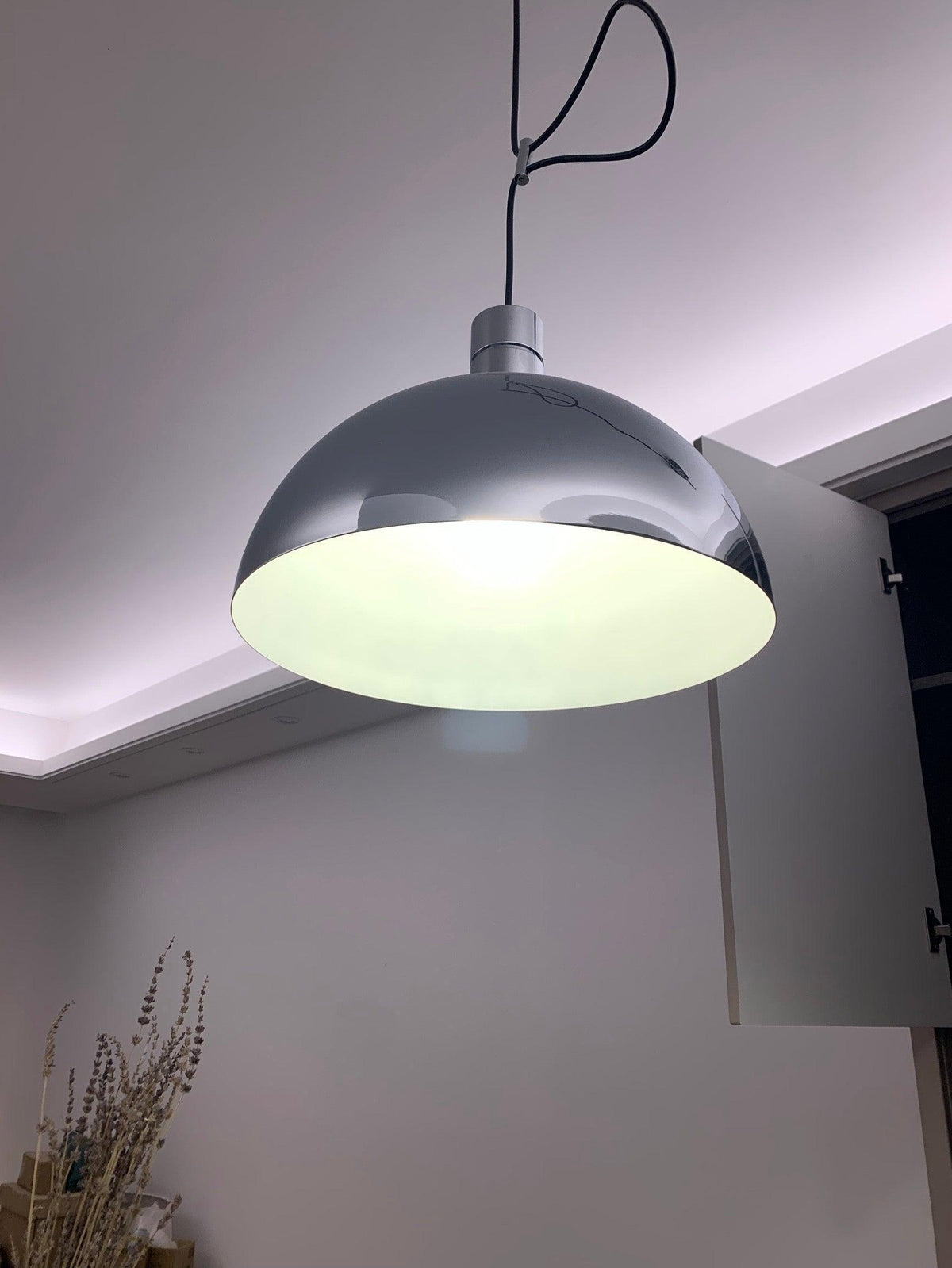 Lyshae lámpara colgante moderna minimalista nórdica de vidrio
