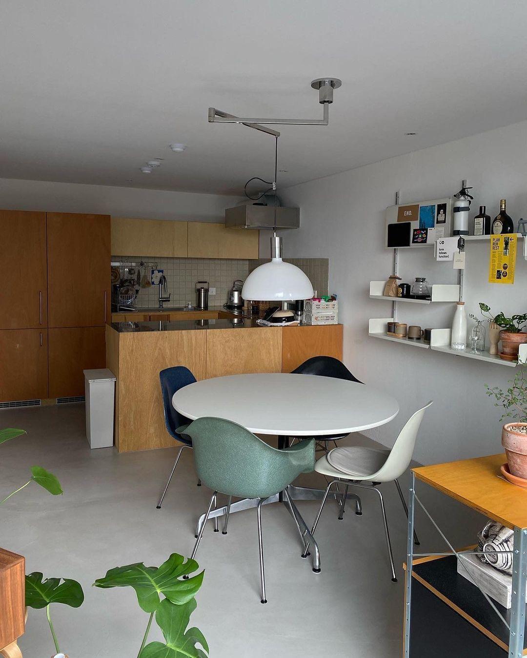 Lyshae lámpara colgante moderna minimalista nórdica de vidrio
