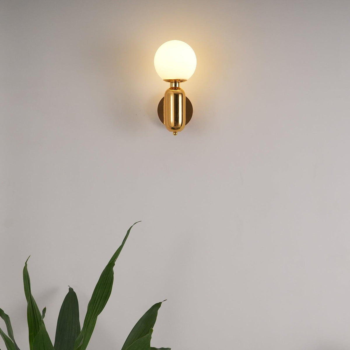 Celorina aplique de pared moderno minimalista de vidrio