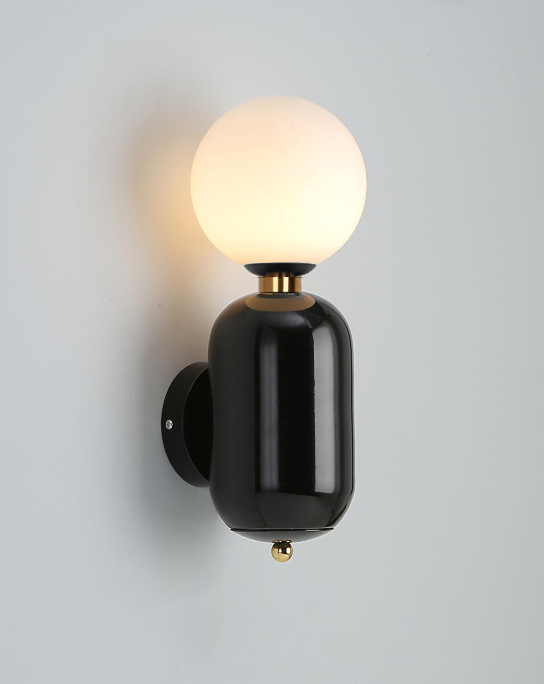 Celorina aplique de pared moderno minimalista de vidrio