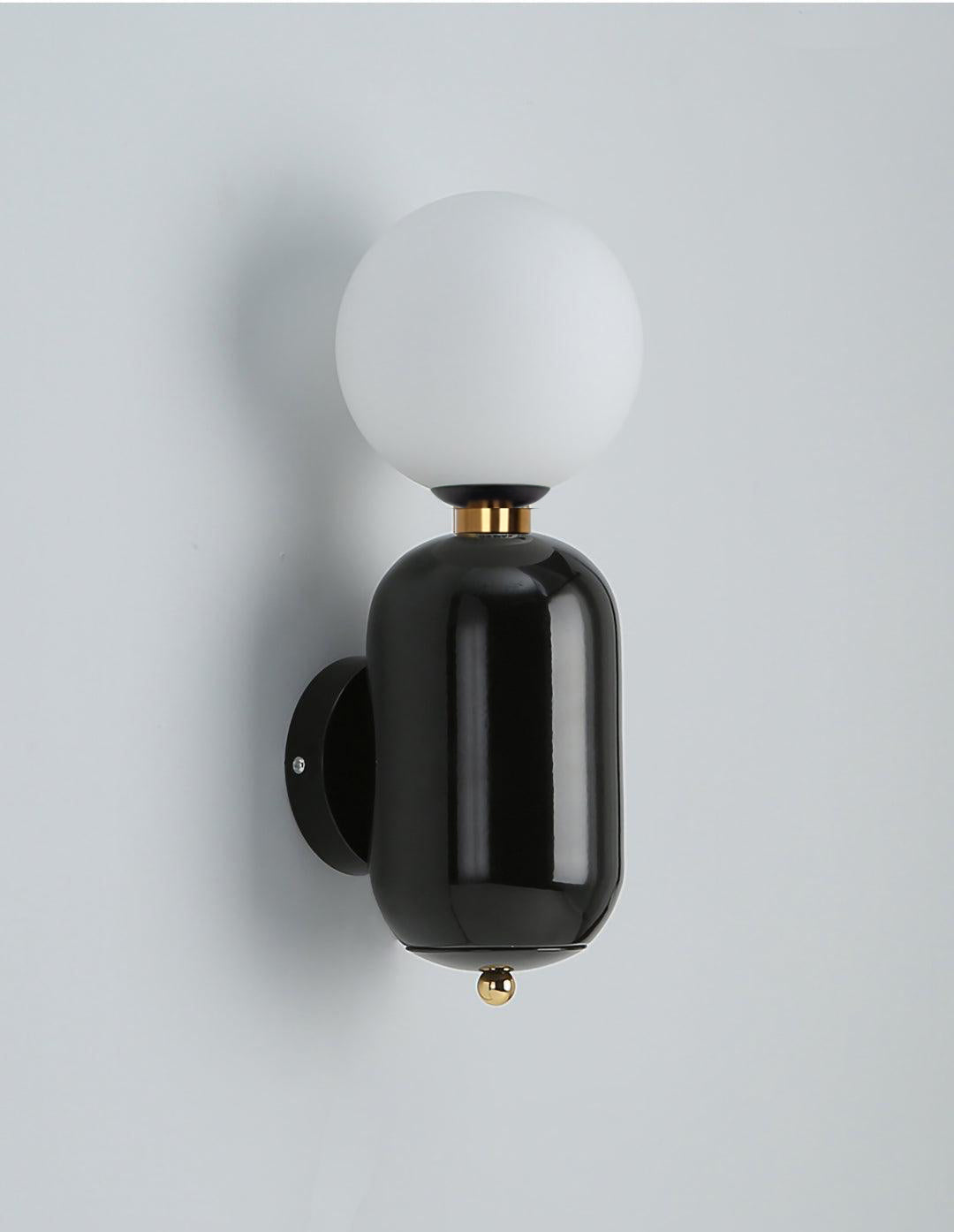 Celorina aplique de pared moderno minimalista de vidrio