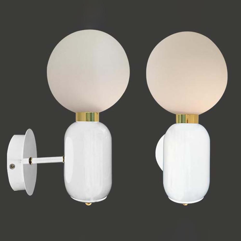Celorina aplique de pared moderno minimalista de vidrio