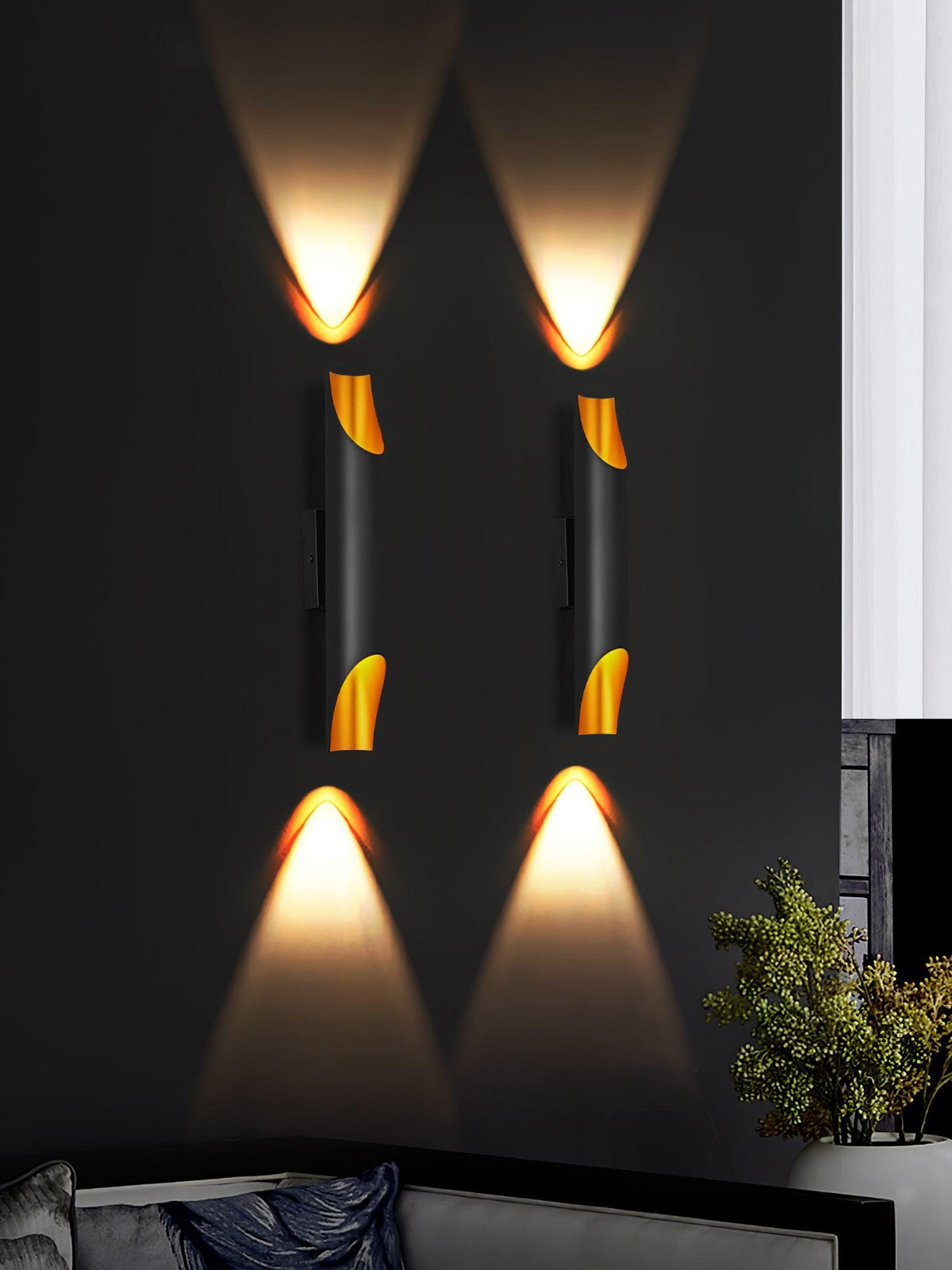 Norearia aplique de pared moderno minimalista recto