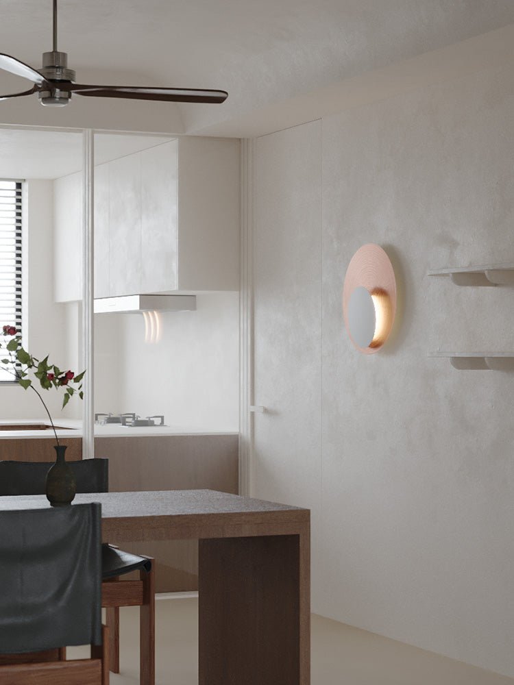Crescent aplique de pared Halo